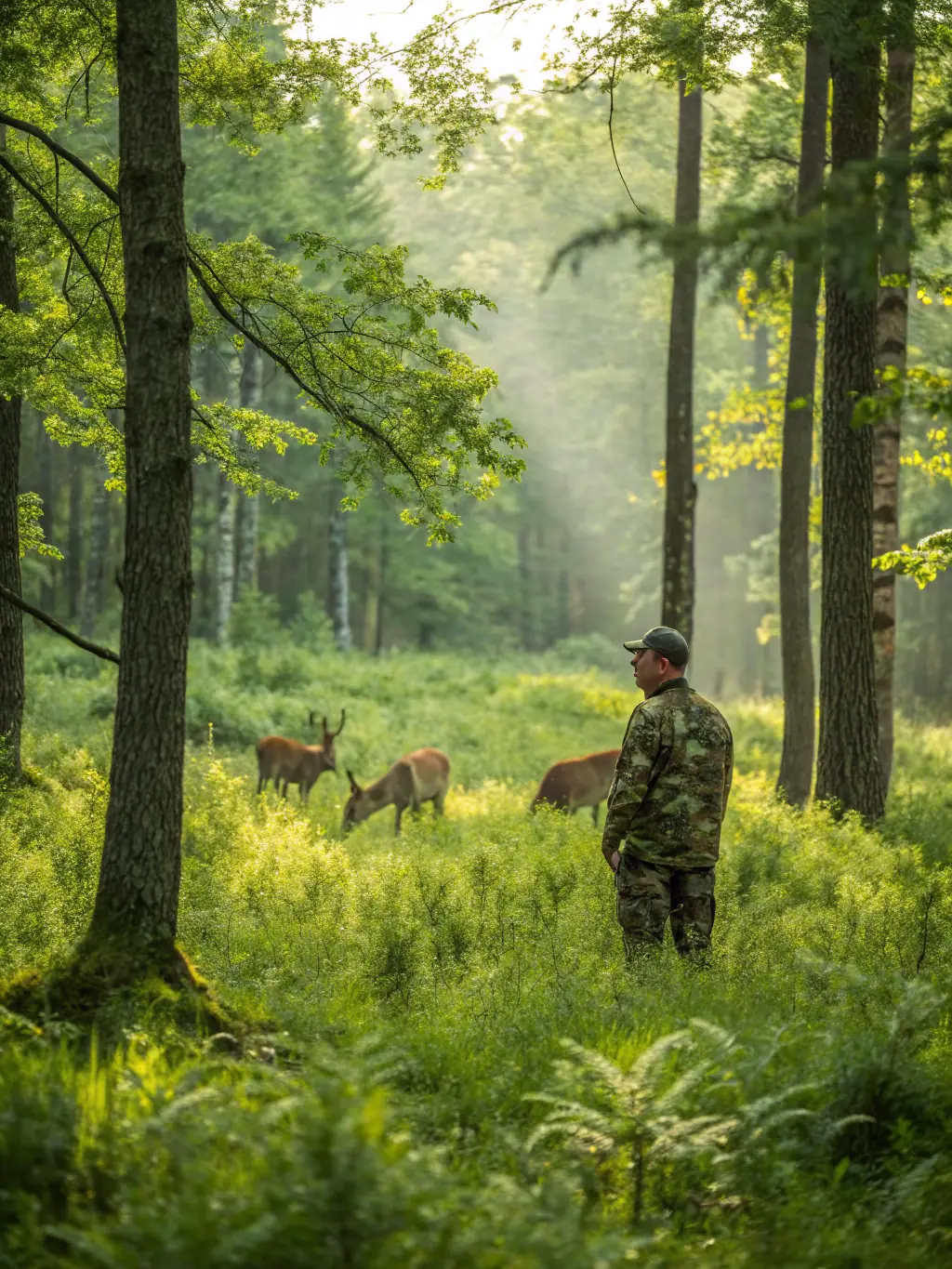 An image of a deer in its natural habitat, showcasing the importance of wildlife management and conservation.